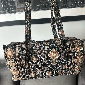 Vera Bradley (small) Black and Orange Women's Bag